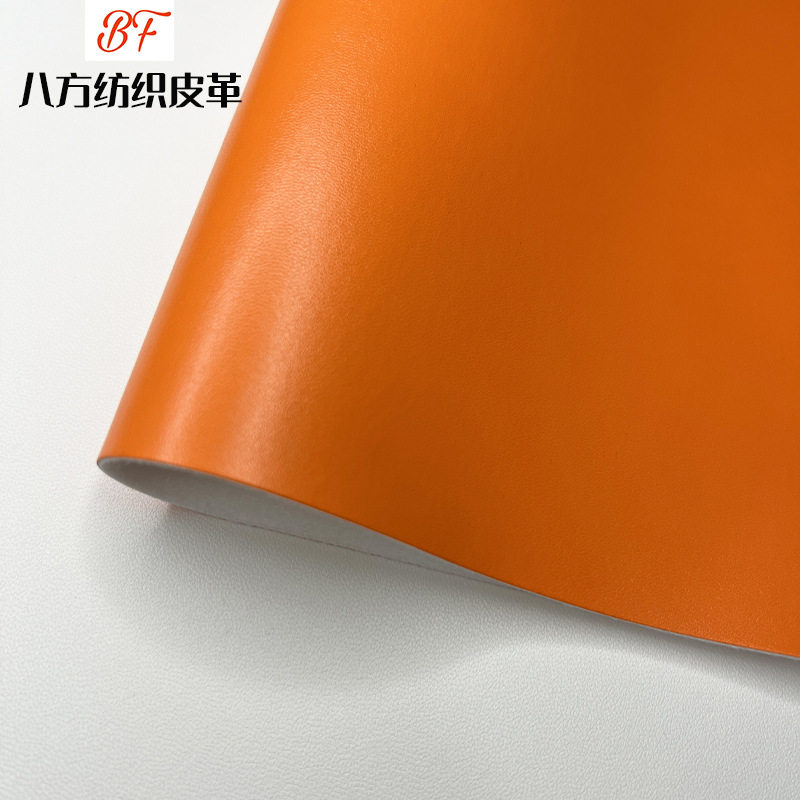 1.0mm Nappa Pattern Pu Leather Imitation Cotton Velvet Base Sheep Pattern Artificial Leather for Bags, Shoes, and Packaging Fabric Wholesale in Stock