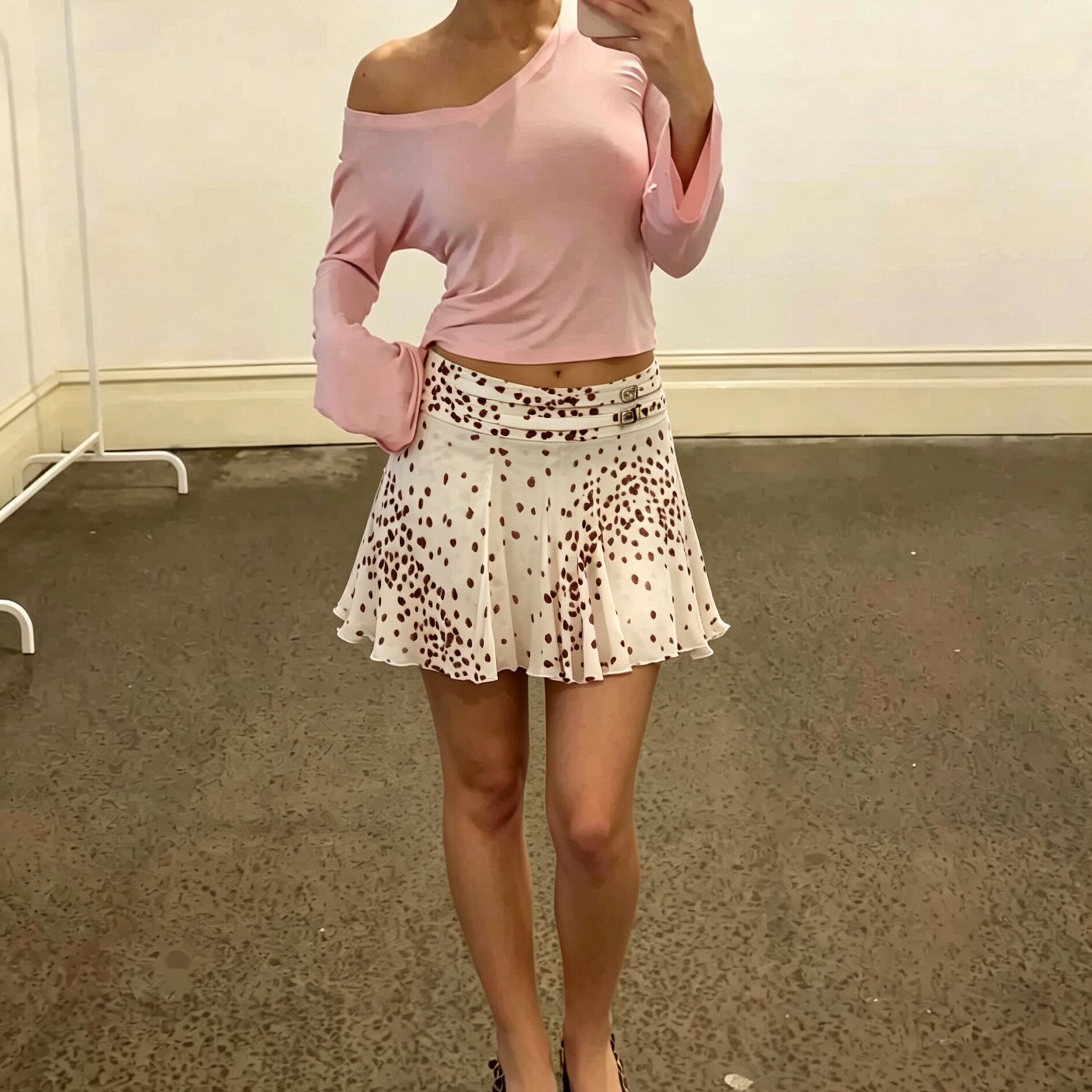 Womens Summer A Line Skirt High Waist Slim Fit Leopard Print Trendy Casual Wear Wholesale Available