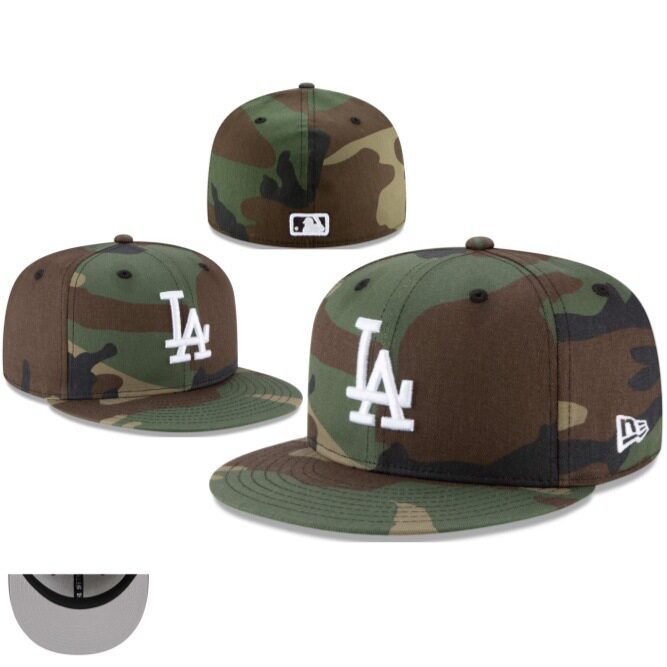 [LA Los Angeles Dodgers] Closed Sun Protection Sun Hat Couple Sun Hat Embroidered Hat Full Baseball Cap