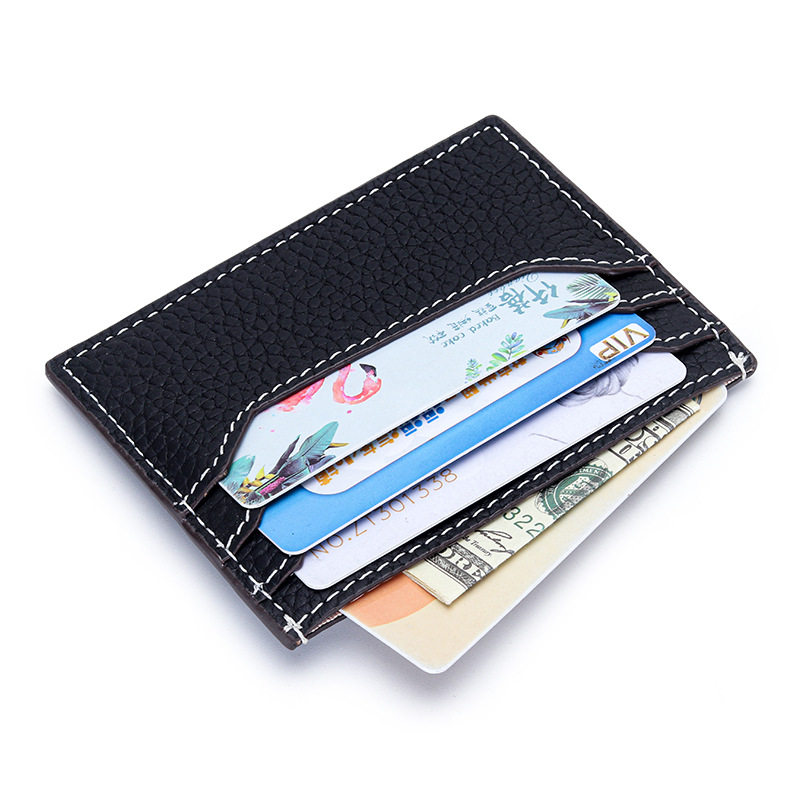 Genuine Card Holder for Women 2025 New Compact and Ultra-Thin Cowhide High-End Exquisite One-Piece Zipper Coin Purse