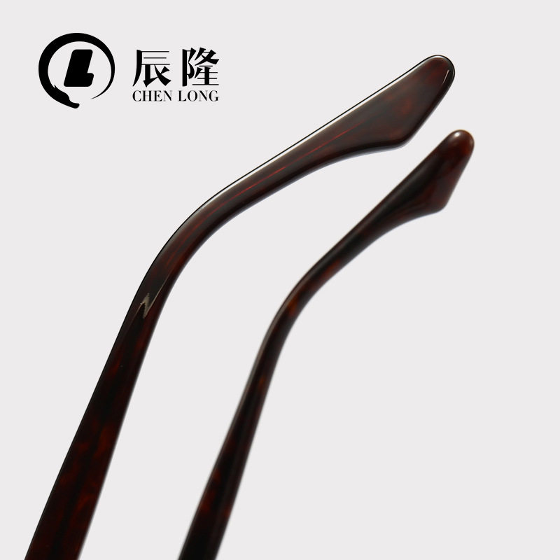 Retro Niche Texturistic Plate Glasses Frame 8618 Polygonal Artistic Thick Frame Myopia Anti-Blue Light Glasses Frame