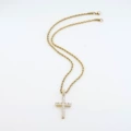 Golden 01 24inch stainless steel twist chain