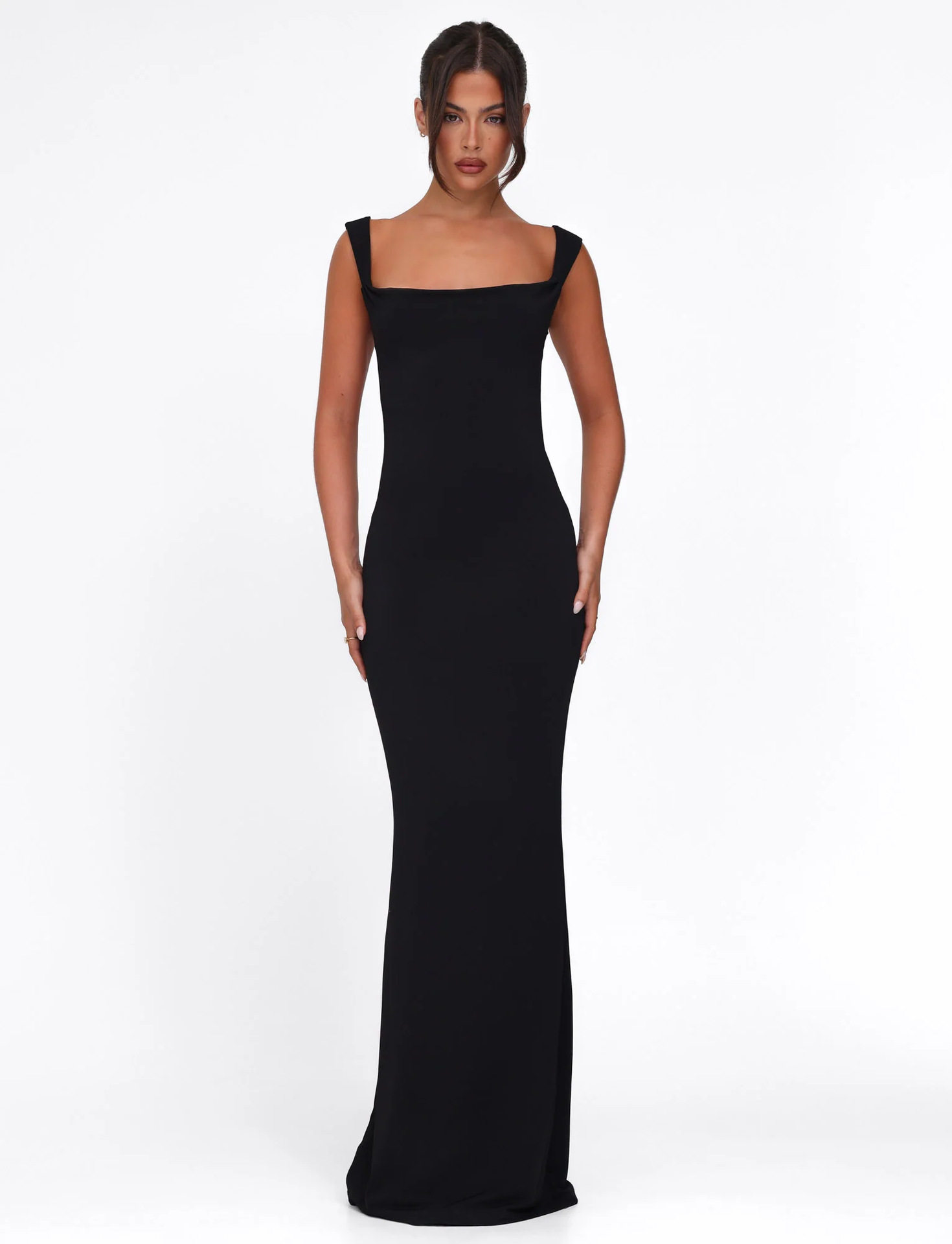 Sleeveless Backless Dress Slim Fit Bow Tie Detail Solid Color Elegant Evening Wear for Women OEM Available