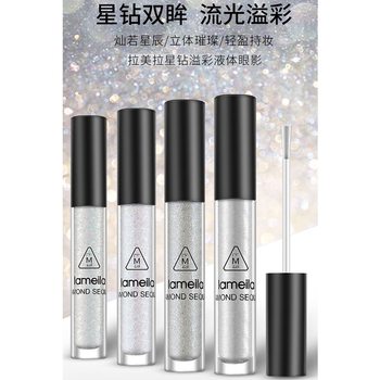 Cross-Border Supply Color Star Diamond Glitter Eyeliner Not Easy to Smudge High-Gloss Pearlescent Liquid Eye Shadow