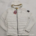 New spliced ​​white down jacket