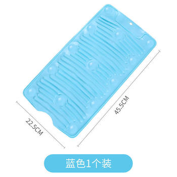 Household Foldableable Silicone Washboard Bathroom Soft Multi-Functional Suction Cup Anti-Slip Laundry Board