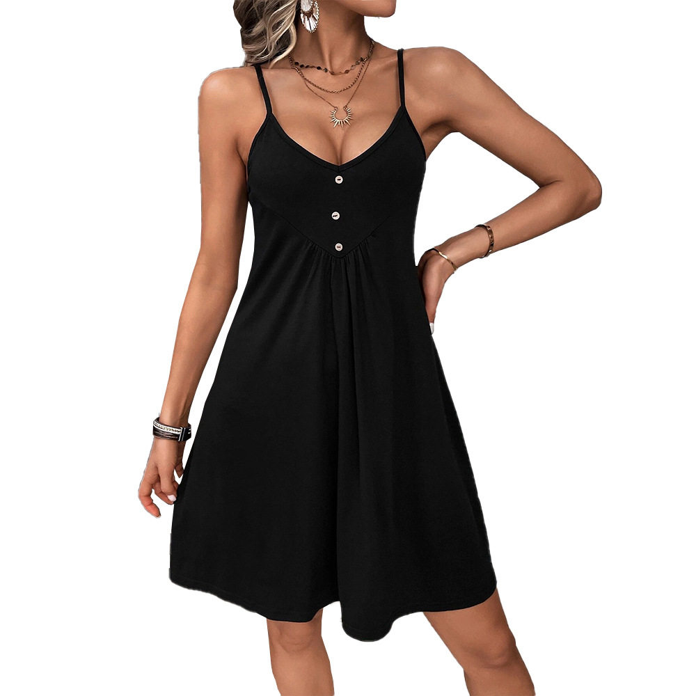 Knitted Bodycon Dress Deep V Neck Slim Fit Sleeveless Sexy Casual Wear for Women Wholesale Available