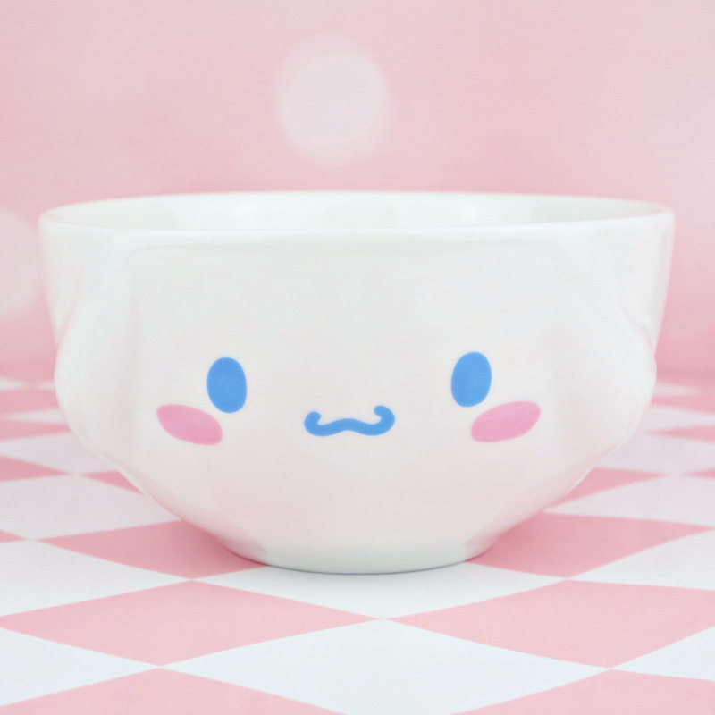 Gujiesz HelloKitty Ceramic Bowl Household Cute Cartoon Sanrio Shape Tableware Girl's Heart Rice Bowl