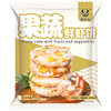 Fruit and vegetable fresh shrimp cake shrimp steak fruit and vegetable cake breakfast semi-finished children's shrimp meat cake manufacturers and wholesalers with a generation of hair