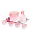 Japanese-style hammered sake wine set suit household glass rice wine warmer ice wine sake hot wine pot small wine cup