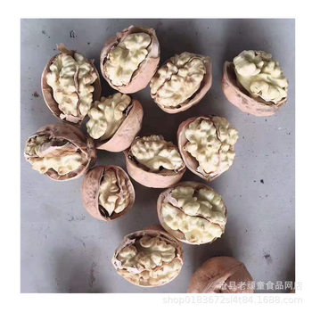 Machine-Selected Xinjiang Paper-Skinned Walnuts 185 Aksu Thin-Skinned Raw Walnuts Primary Original Flavor Without Additives Wholesale Price