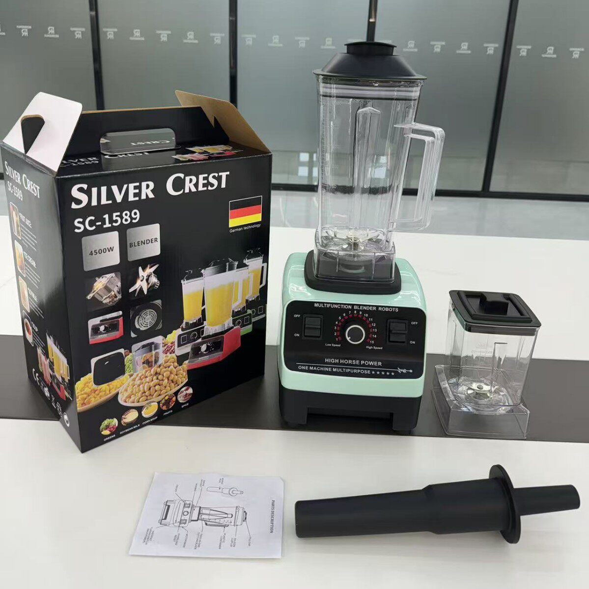 Sc-1589 Blender Middle East Best-Selling Semi-Automatic 220V European and British Fruit Juicer 2In1Blender