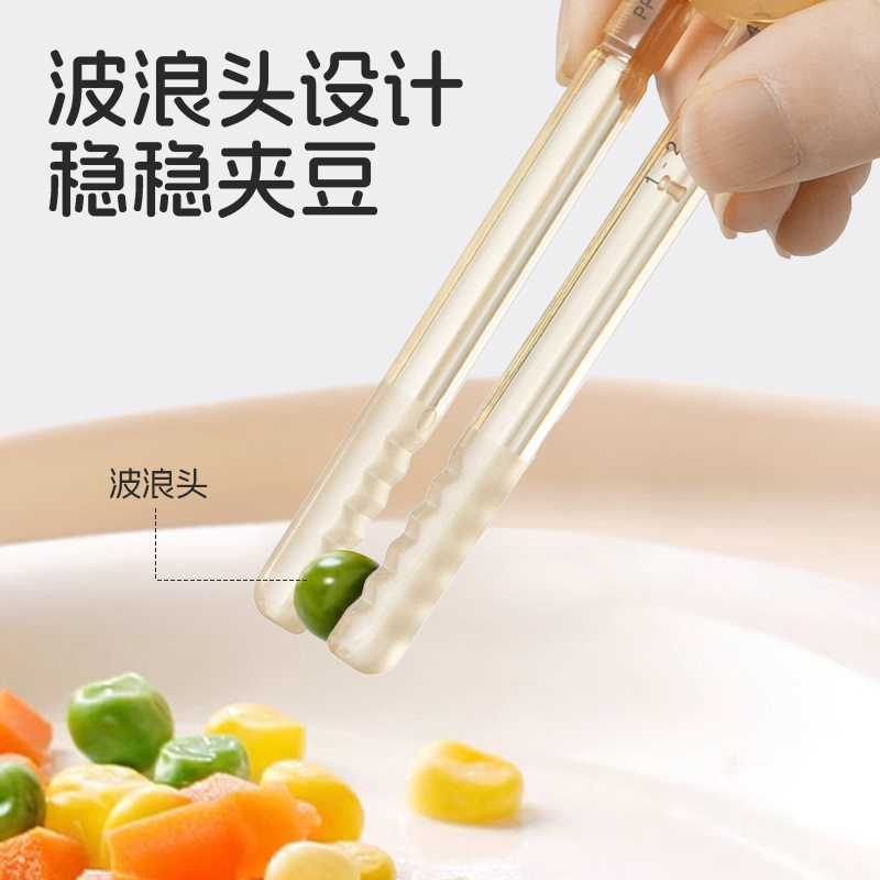 Children's baby learning chopsticks three adjustable wave head bottle grade ppsu soft silicone octopus shape in stock