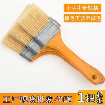 Manufacturer Wholesale Paint Brush Plastic Handle Hair Brush Cleaning Household Industrial Hardware Tools Barbecue Dust Removal