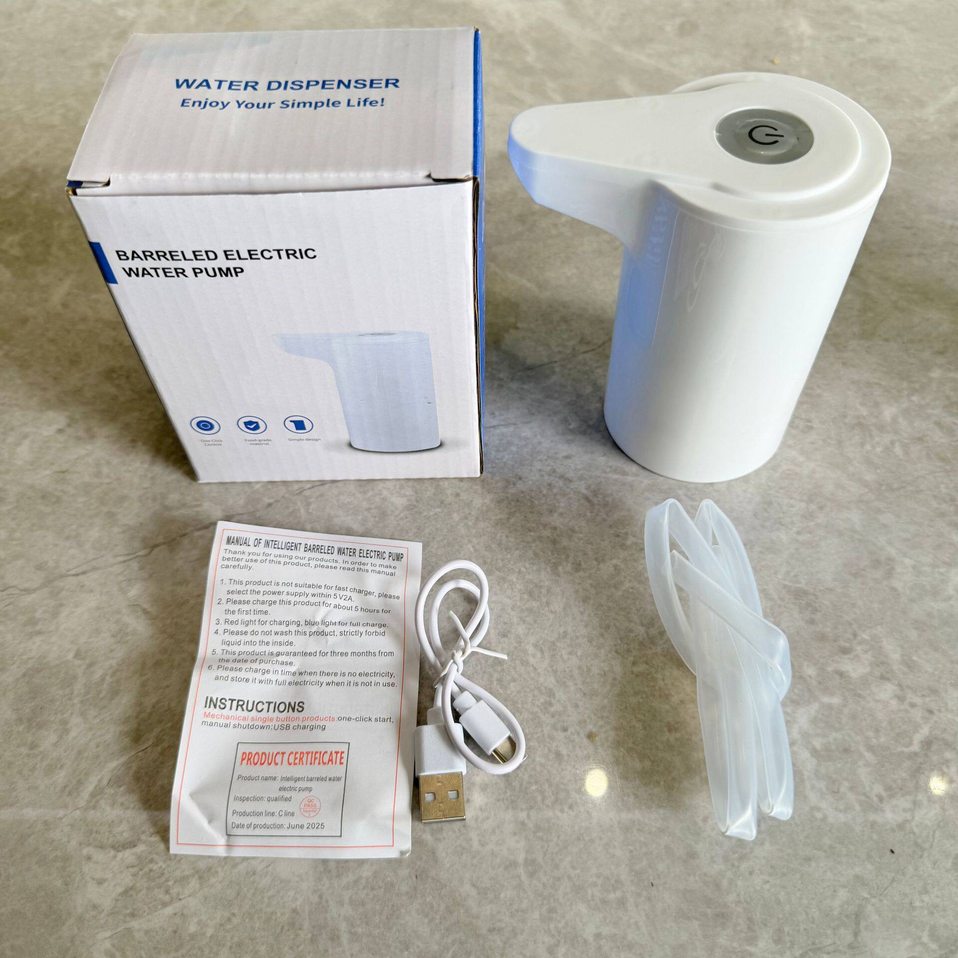 压水器上水器吸水器充电家用饮水机桶装水矿泉水桶装水电动抽水器