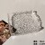 Прозрачная квадратная тарелка в виде ледяного сердца