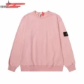 Pink stone island - crew neck sweatshirt