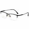 Ultra-Light Business Men's Glasses Frame Pure Titanium Glasses Frame Business Half-Frame Casual Glasses Can Be Equipped with Myopia Glasses 804