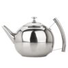 Stainless steel teapot with filter teapot filter flower teapot restaurant hotel kettle hotel induction cooker