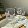 Original Designer Goblet Ins High-value Butterfly Wine Glass Butterfly Water Glass Champagne Wine Glass Cocktail Glass