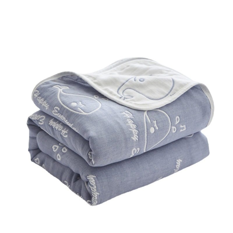 Class A six-layer yarn towel quilt sofa cover blanket breathable cotton blanket bed cover dormitory cotton gauze thickened bed sheet