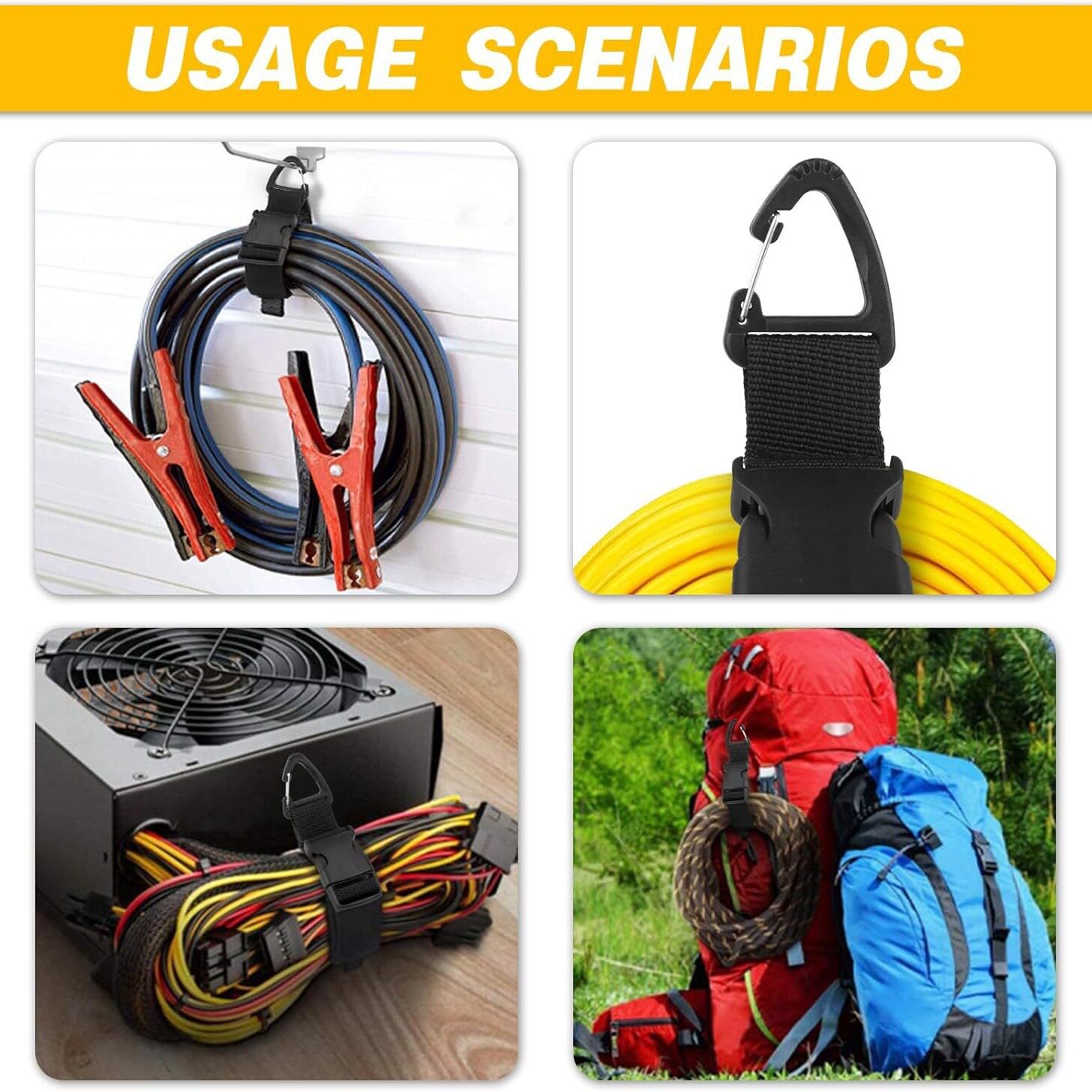 Cross-border Hot-selling Heavy-duty Storage Strap Adjustable Multifunctional Triangle Buckle Storage Strap Weight Fixing Strap