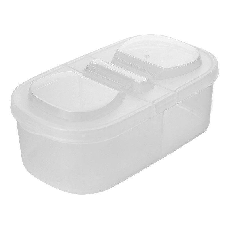 Kitchen compartment seasoning box octagonal cinnamon spice storage box stall ingredients crisper sealed plastic packing box