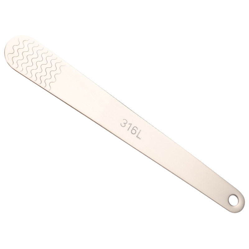 316L Stainless Steel Dumpling Spoon Tool for Filling, Household Wonton and Ravioli Tool, Flat Ruler Spoon