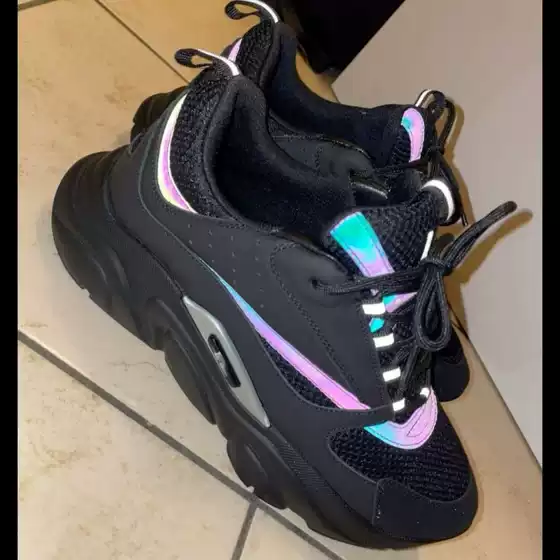 Cross-Border Foreign Trade European Station B22 Sports Casual Thick-Soled Comfortable Retro Breathable Unisex Height-Increasing Dad Shoes