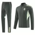 25 real madrid dark green windbreaker suit