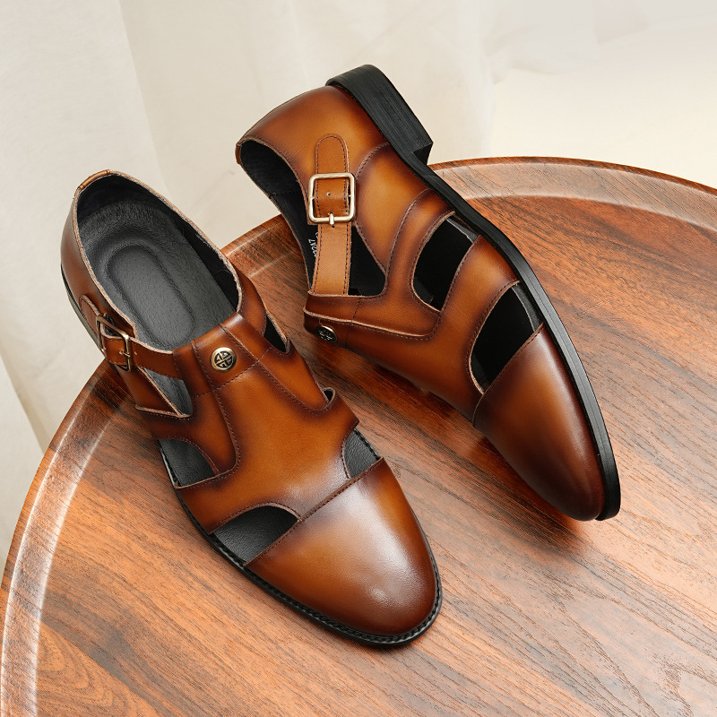 (Mới) Mã A0209 Giá 2020K: Giày Dép Sandal Nam Asenon Thoáng Khí Giày Dép Nam Chất Liệu Da Bò G05 Sản Phẩm Mới, (Miễn Phí Vận Chuyển Toàn Quốc).