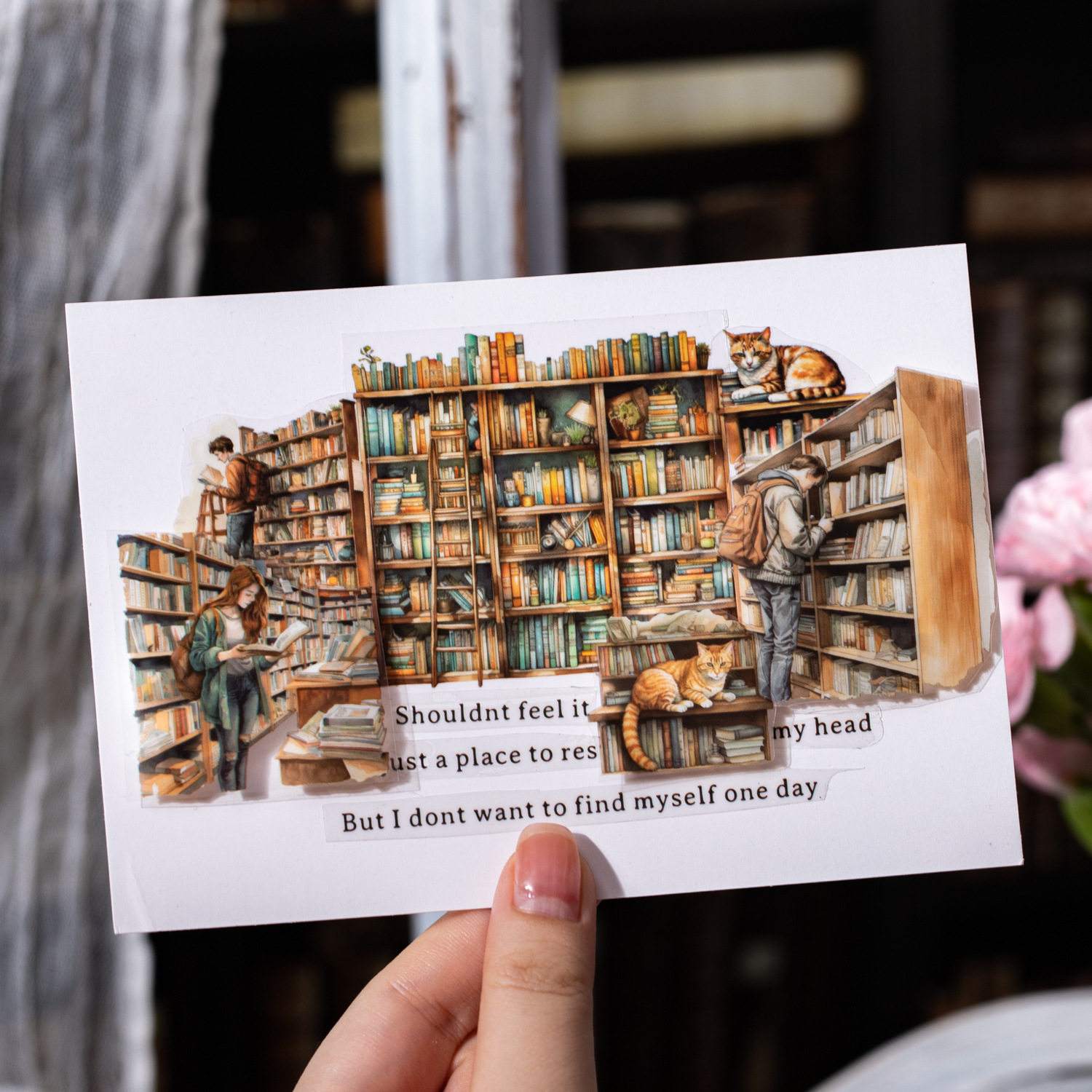 Beautiful Day Tape Life's Corner Series Scene Decoration Journal Material Loop Stickers 6 Styles for Journals