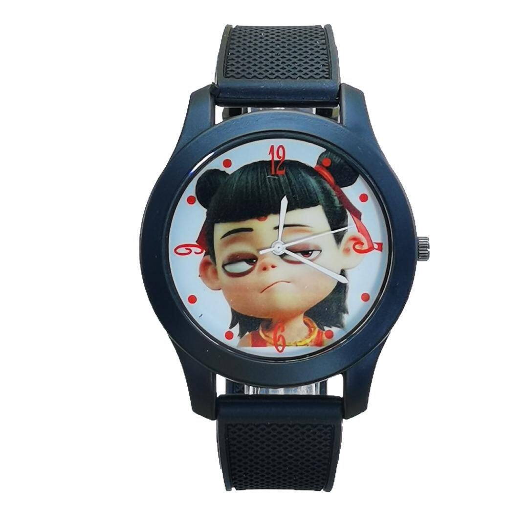 Nezha's Devil Boy Sea Movie Surrounding Relaxation Gift for Middle School Students Neutral Watch Round Pointed Watch