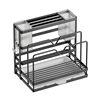 Customized Kitchen Knife Holder, Chopstick Holder, Storage Rack, Multifunctional Countertop Cutting Board Rack, Knife Storage Rack