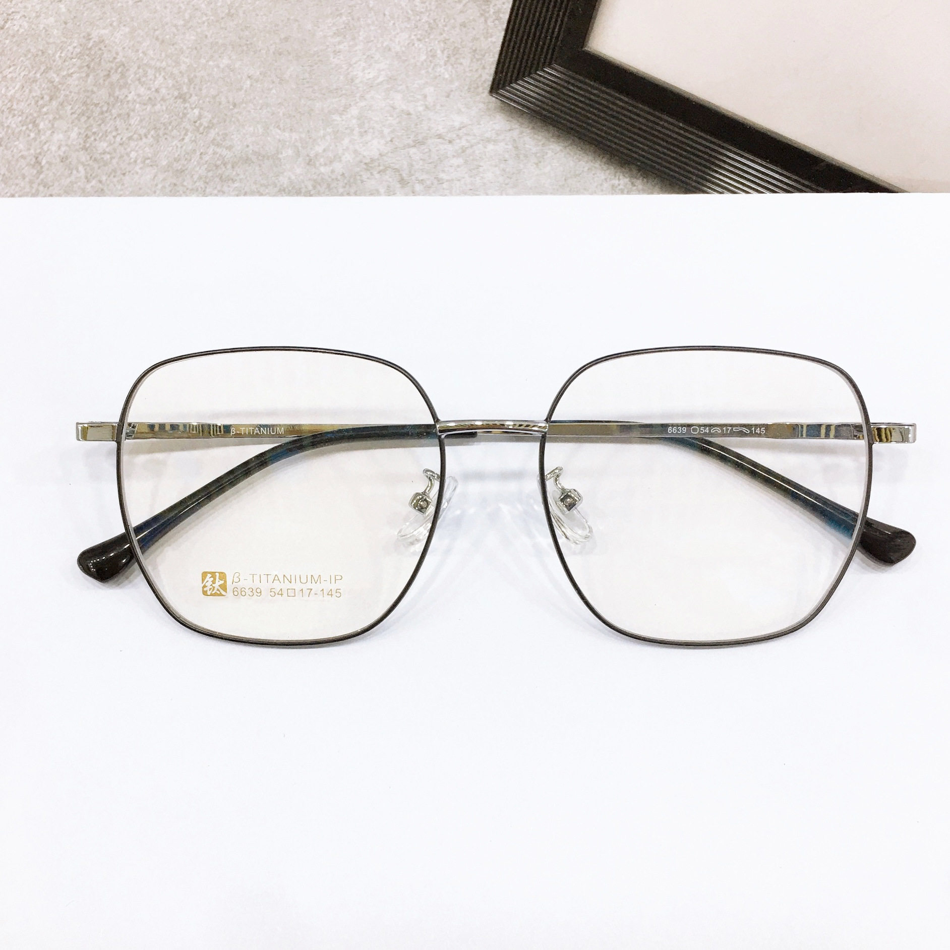 Short-sighted glasses frame men's Korean fashion can be equipped with power female ins style without makeup artifact eye multilateral frame