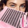 Cross-Border Trade Eyelash Washboard 30D40D50D60D80D European and American False Eyelashes Hot Melt Segmented Hair Versatile
