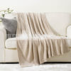Chenille Pure Color Knitted Blanket Home Soft Decoration Air Conditioning Sofa Lazy Blanket Office Nap Blanket Blanket