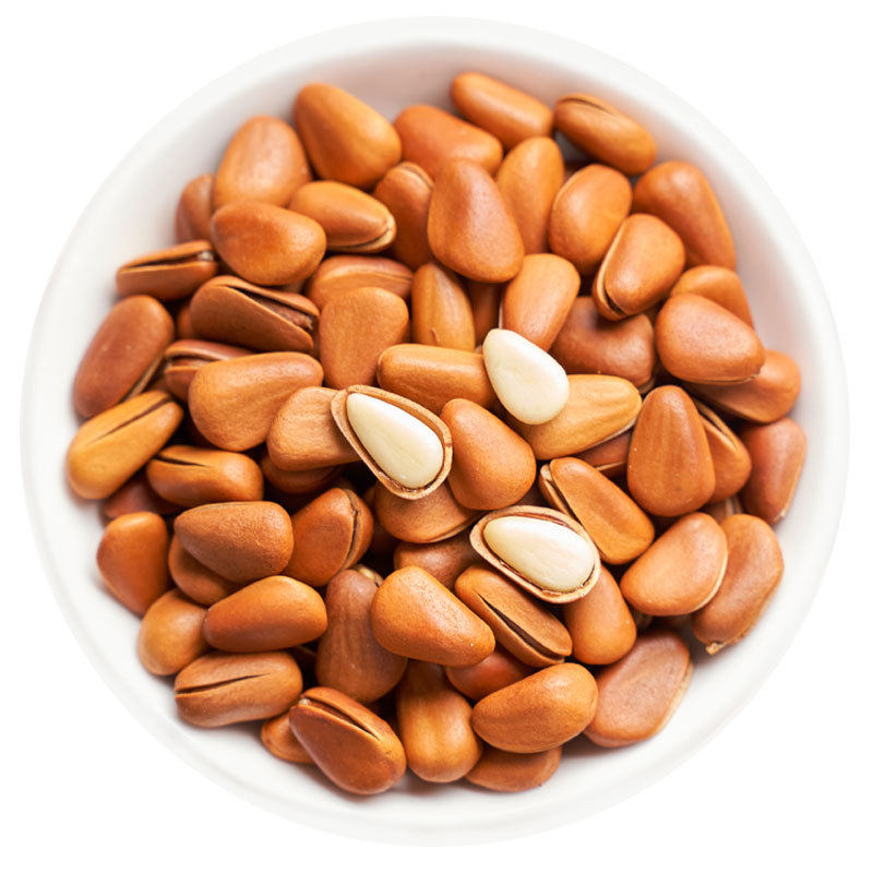 Old Farmer's Hand-Peeled Northeastern Pine Nuts, Large Open-Shell Red Pine Nuts, Bulk Specialty Dried Fruit Snacks Wholesale