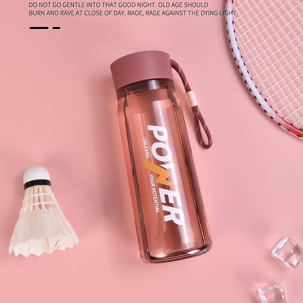 新款便携户外运动水杯男女商务直身塑料杯批发创意活动礼品随手杯