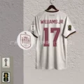26 spain away jersey + printed #17 star + world cup patch