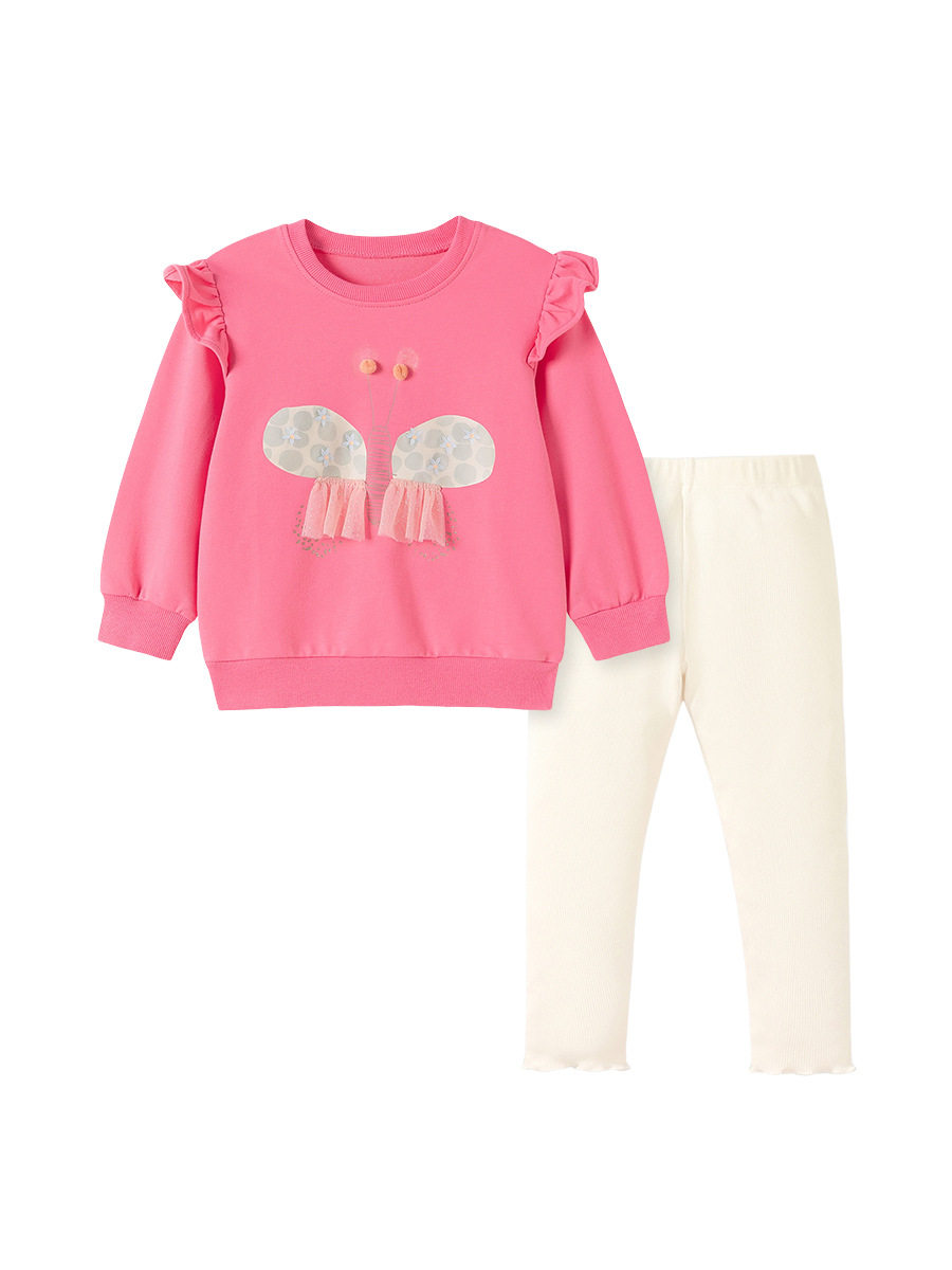 Abbigliamento bambini fabbrica diretta, felpa carina bambine, top bambini manica lunga autunno