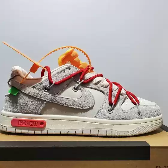 New Dunksblow Sneakers Ow Joint The50No38 Strap Pure Original Men's and Women's Shoes Low-Top Casual Sports Shoes