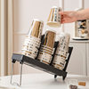 Disposable Paper Cup Holder 360-degree Rotating Storage Rack Multi-scene Removable Storage Rack Plastic Office Fit Rack