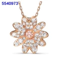 Rose gold daisy necklace