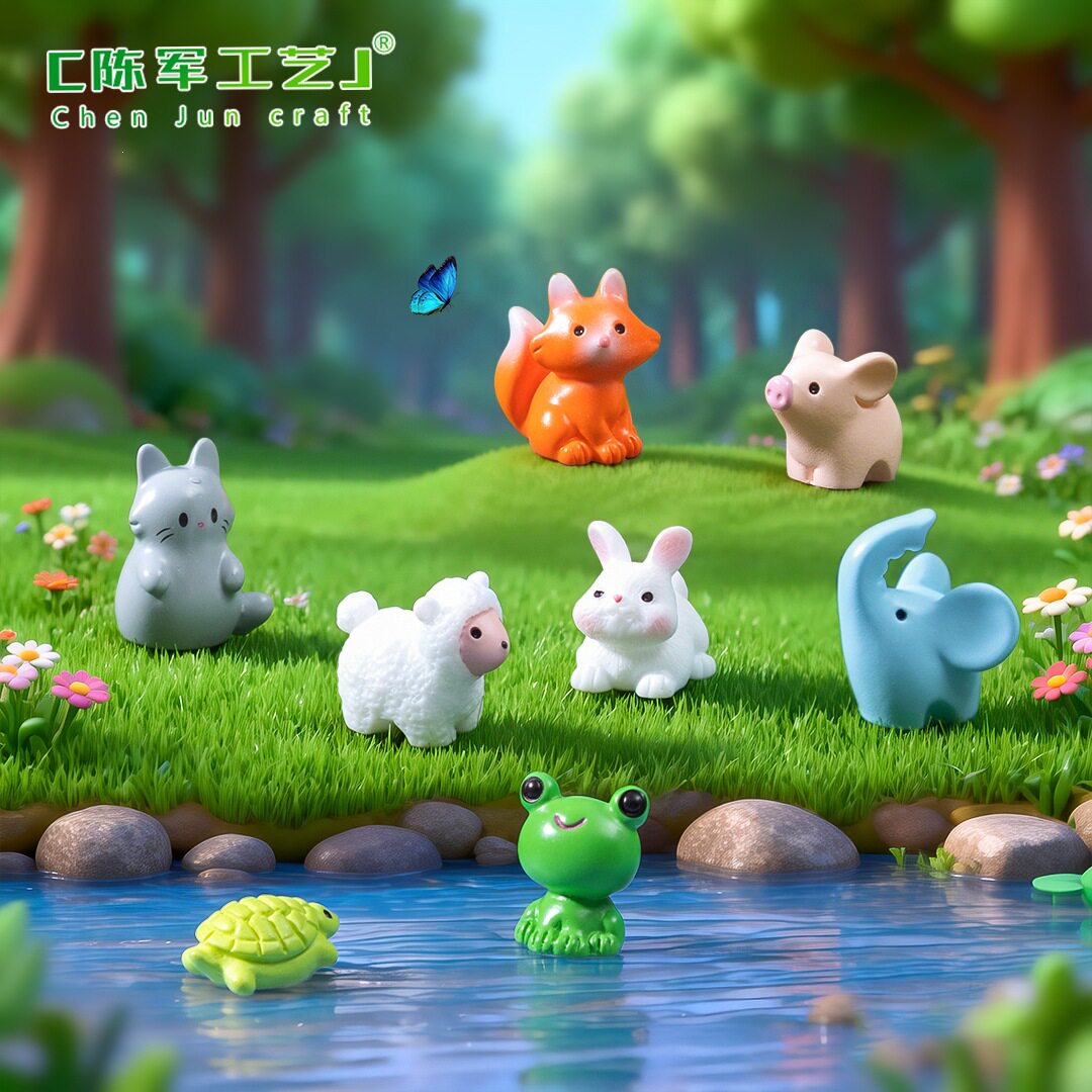 โมเดลตุ๊กตาสัตว์น่ารัก ขนาดจิ๋ว ทำจากมอส รูปทรงธรรมชาติ ประกอบด้วยกบตัวเล็ก และเป็ดเหลืองน้อย ของตกแต่ง ขนาดจิ๋ว ชิ้นเล็ก