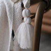Nordic Simple Style Knitted Tassel Sofa Blanket Decorative Air Conditioning Blanket Ready for Delivery New Hanging Ball