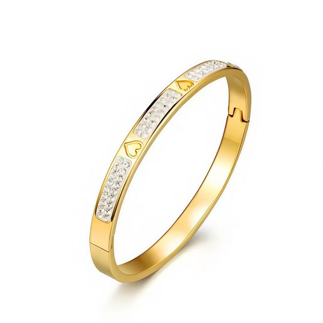 钛钢手镯女生高级感小众满天星不掉色镶钻精致排钻ins风满钻手环