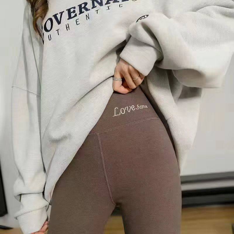 女德绒打底裤裤子保暖裤秋裤高腰高弹修身收腹自发热内穿外穿春秋