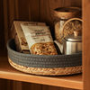 Straw Storage Basket Fruit Storage Basket Home Bathroom Desktop Sundry Snack Toy Storage Basket Disc Basket