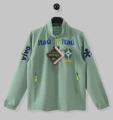 Brazilian green stand collar air jordan edition